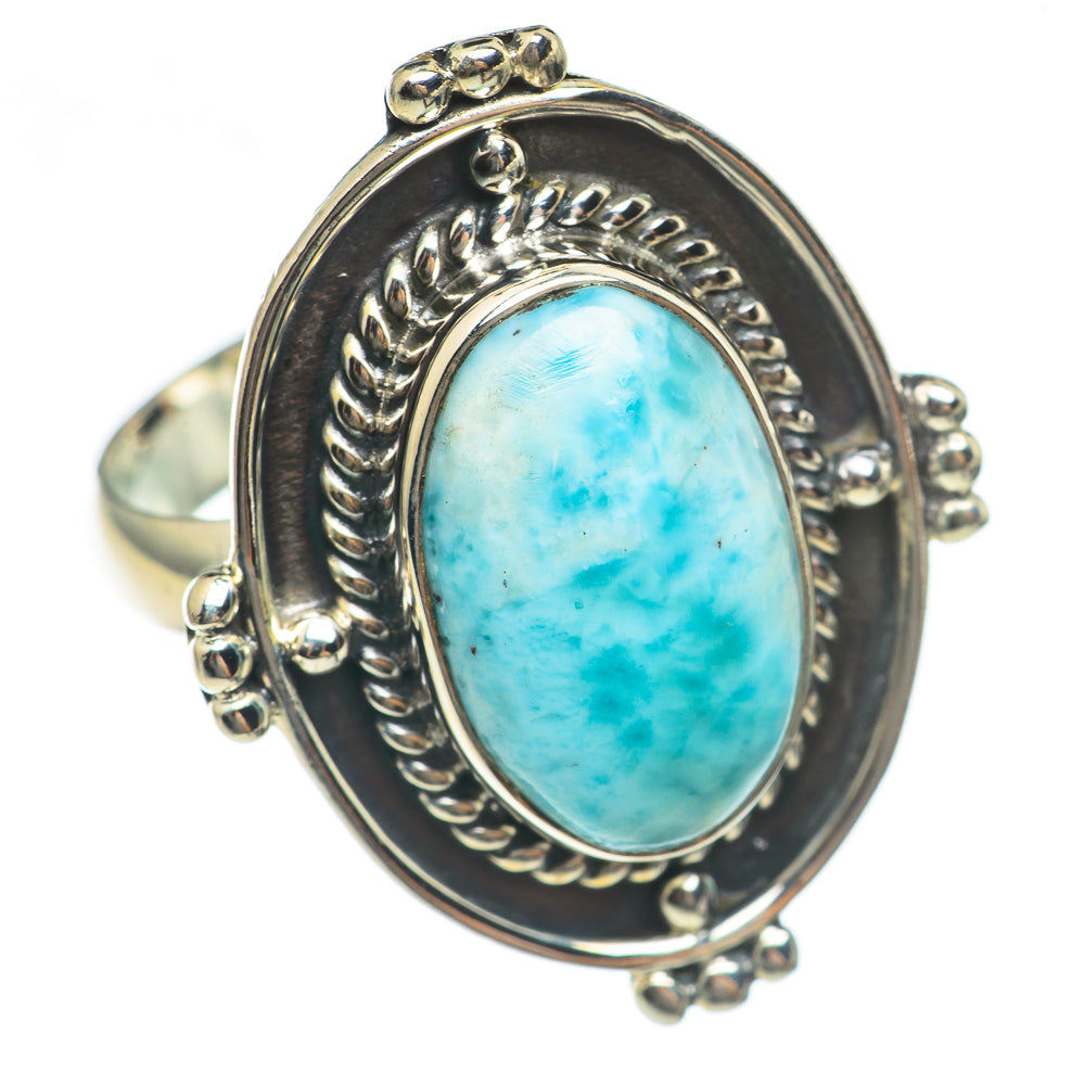 Larimar Rings handcrafted by Anasilvercos - RING69893