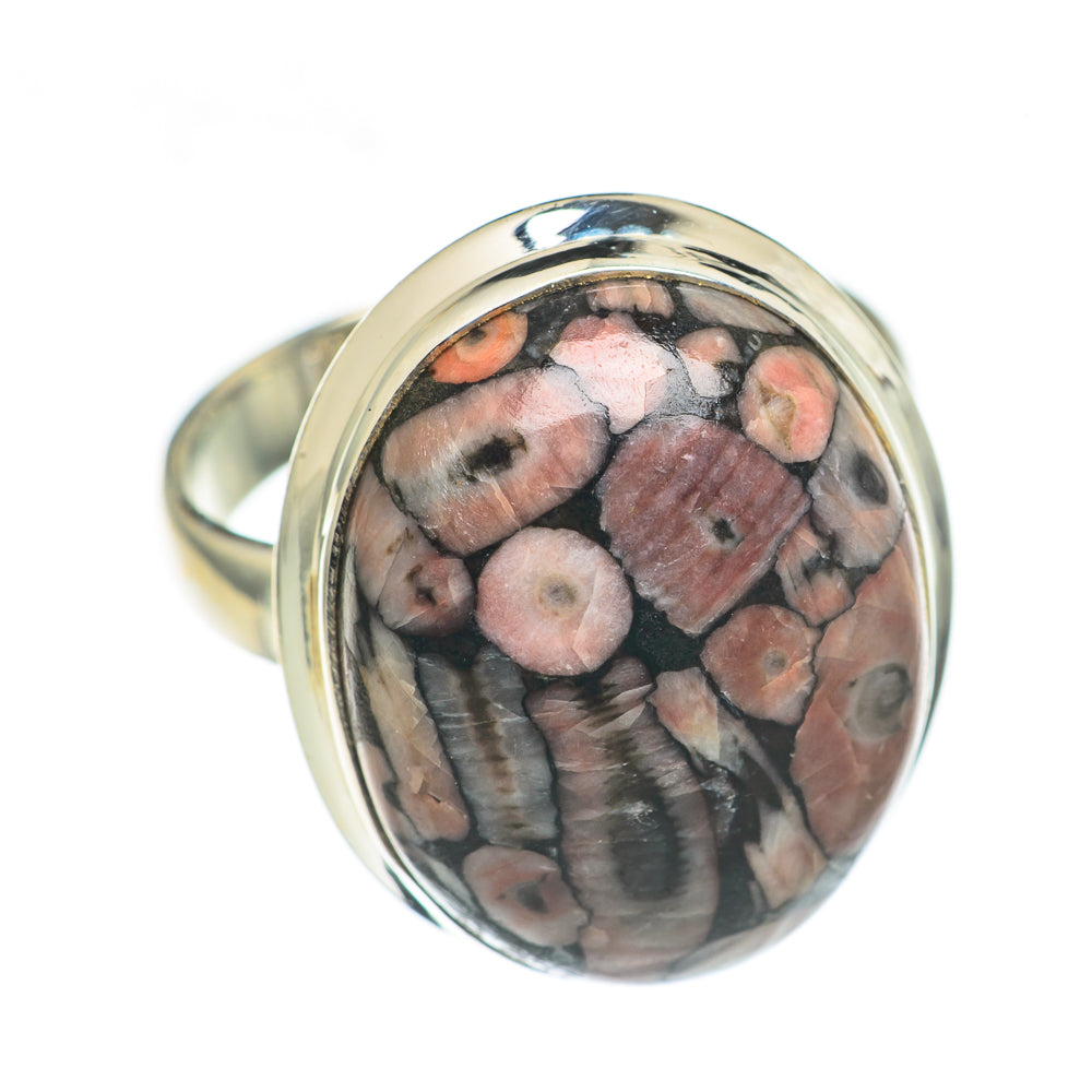 Crinoid Fossil Rings handcrafted by Anasilvercos - RING69902