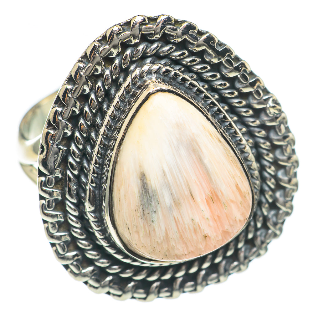 Scolecite Rings handcrafted by Anasilvercos - RING69908 - Photo 2