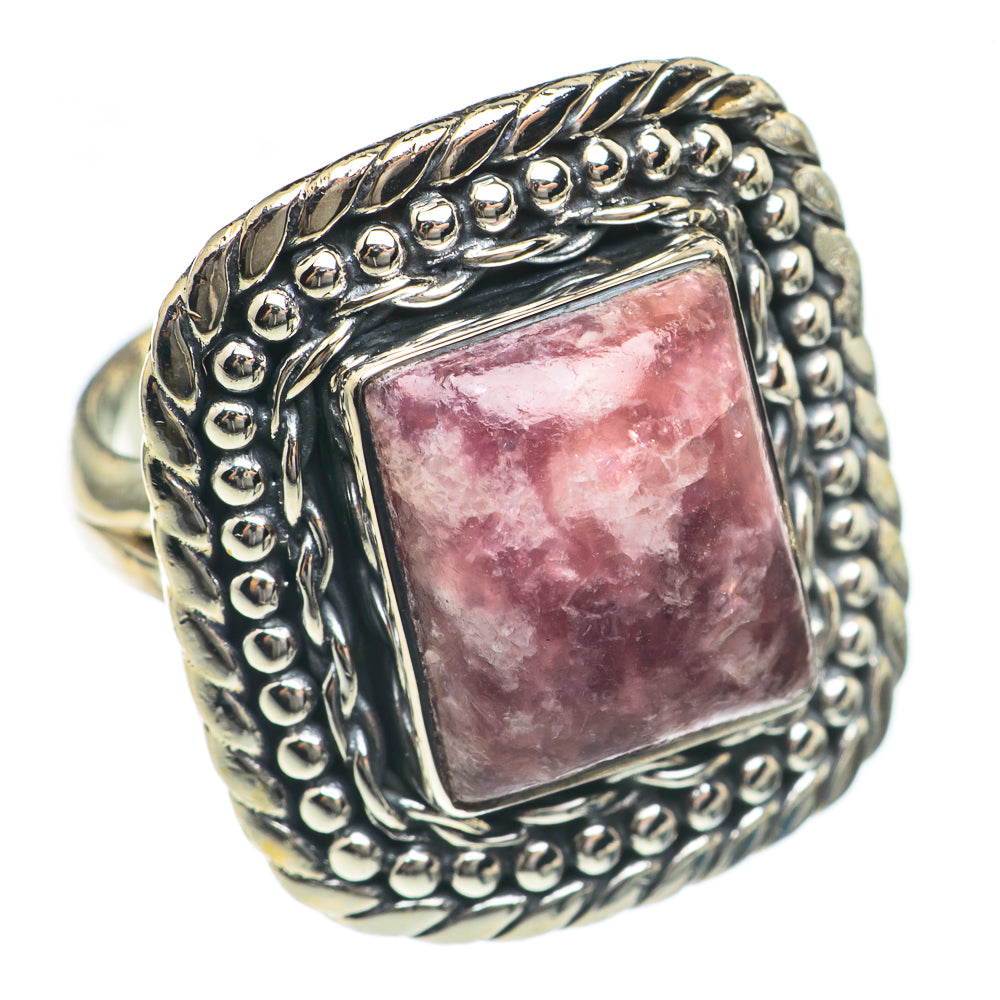 Lepidolite Rings handcrafted by Anasilvercos - RING69911