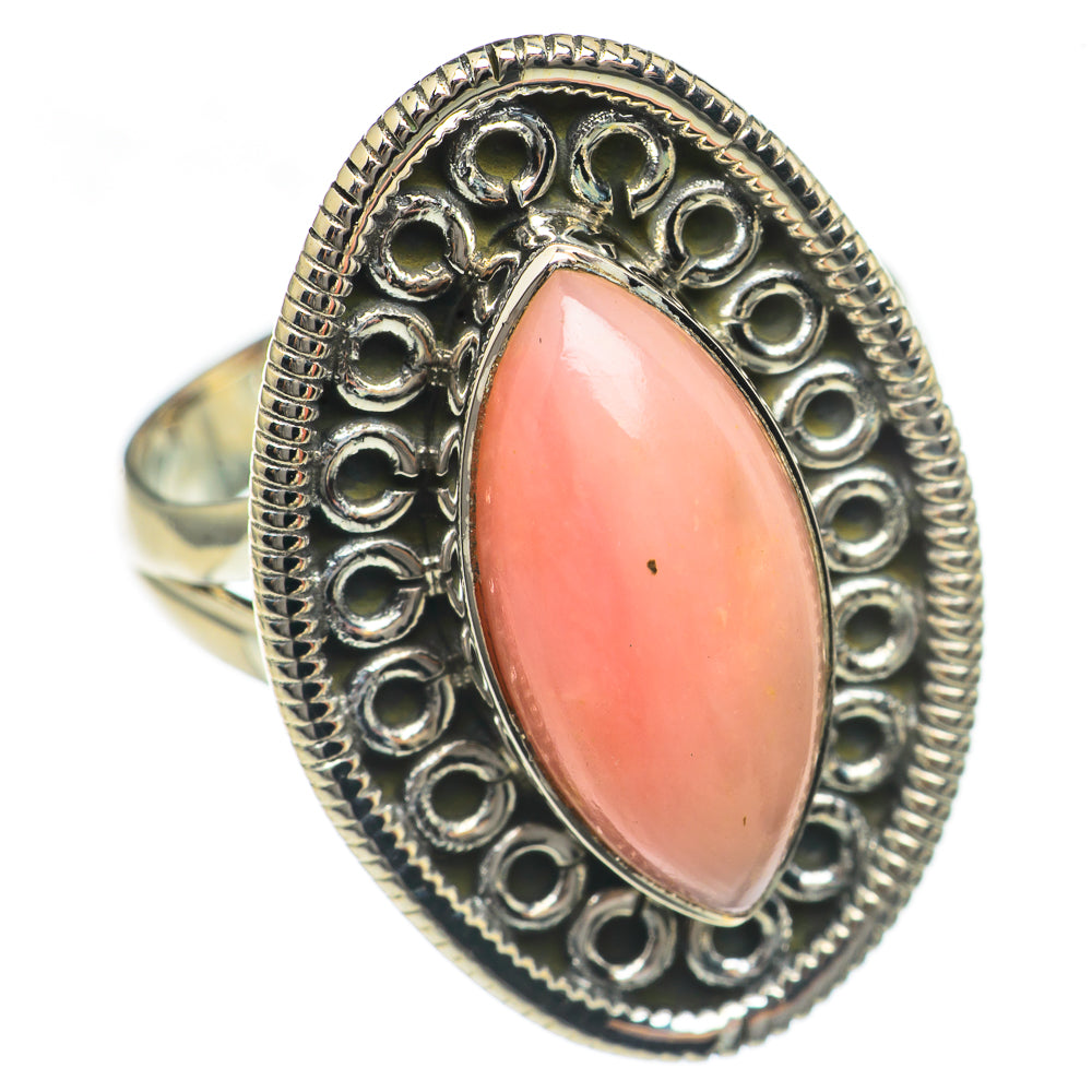 Pink Opal Rings handcrafted by Anasilvercos - RING69912