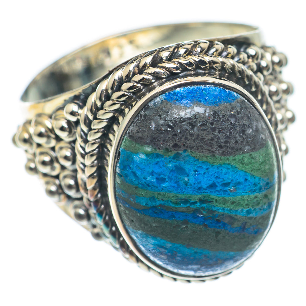 Rainbow Calsilica Rings handcrafted by Anasilvercos - RING69920