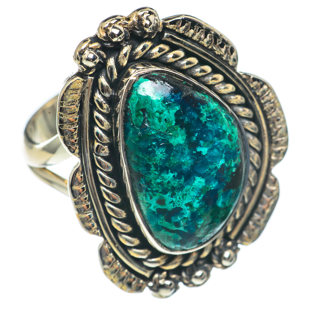 Chrysocolla Rings handcrafted by Anasilvercos - RING69923