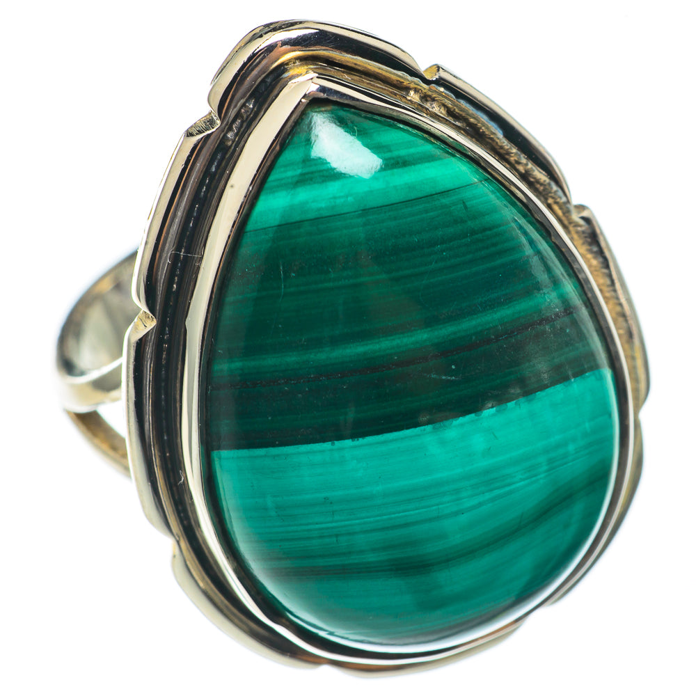 Malachite Rings handcrafted by Anasilvercos - RING69925