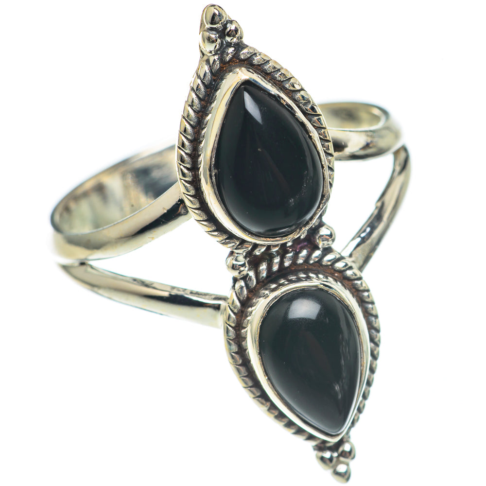 Black Onyx Rings handcrafted by Anasilvercos - RING69942