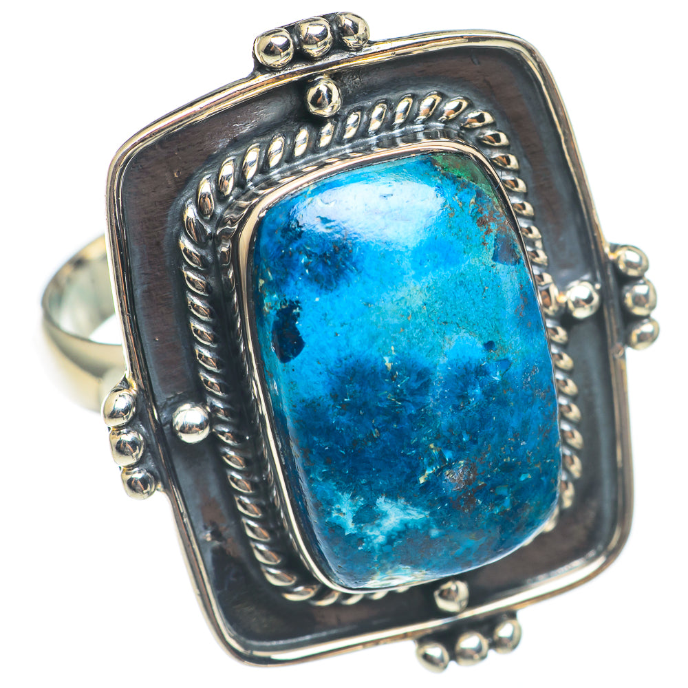 Chrysocolla Rings handcrafted by Anasilvercos - RING69953
