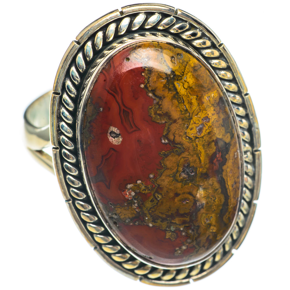Moroccan Agate Rings handcrafted by Anasilvercos - RING69961