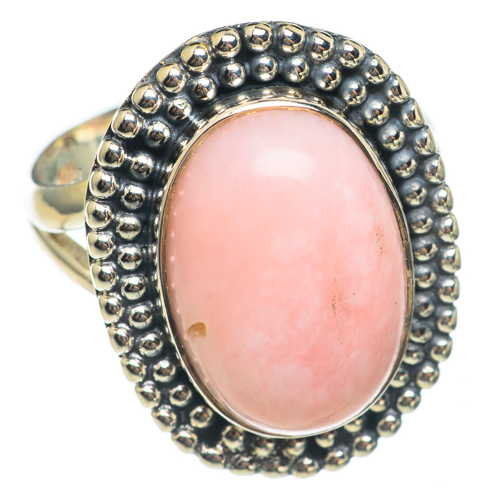 Pink Opal Rings handcrafted by Anasilvercos - RING69967