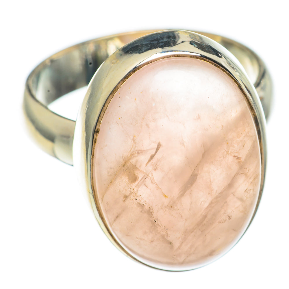Rose Quartz Rings handcrafted by Anasilvercos - RING69970