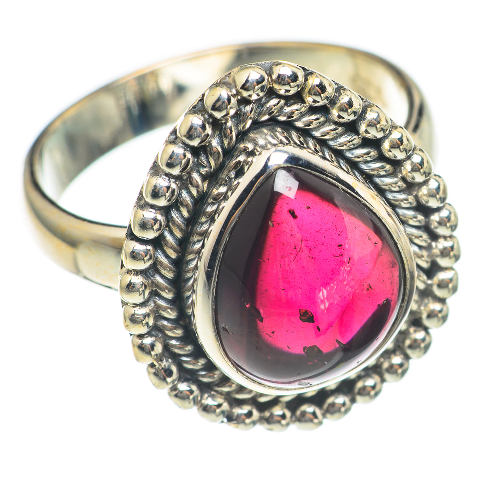Garnet Rings handcrafted by Anasilvercos - RING69972