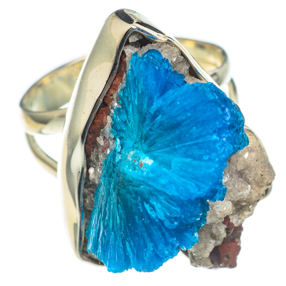 Cavansite Crystal Rings handcrafted by Anasilvercos - RING69979