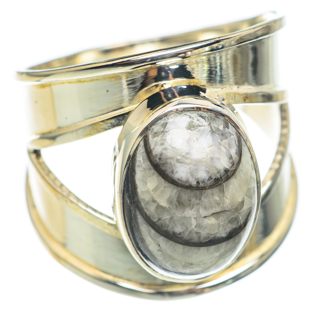Orthoceras Fossil Rings handcrafted by Anasilvercos - RING69982