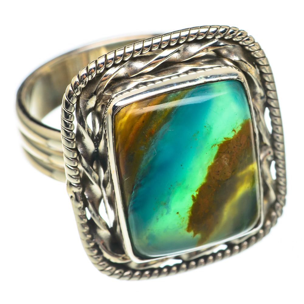 Peruvian Opal Rings handcrafted by Anasilvercos - RING69984