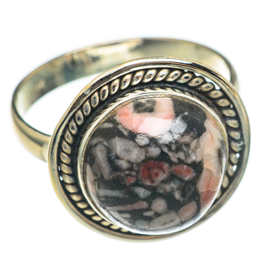 Crinoid Fossil Rings handcrafted by Anasilvercos - RING69995