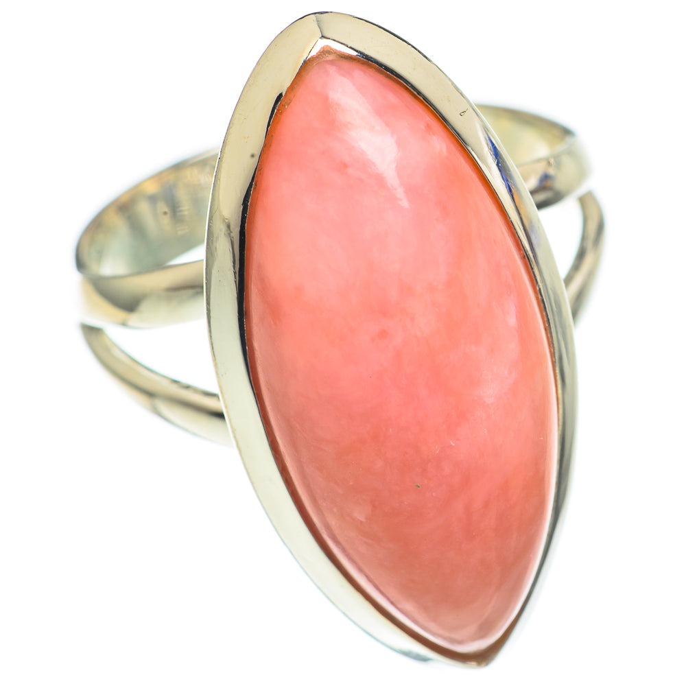 Pink Opal Rings handcrafted by Anasilvercos - RING70001