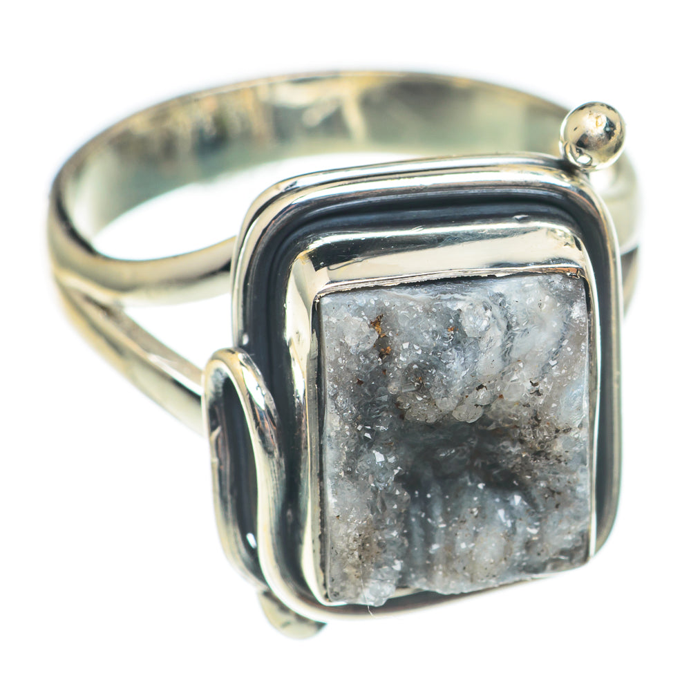 Desert Druzy Rings handcrafted by Anasilvercos - RING70017