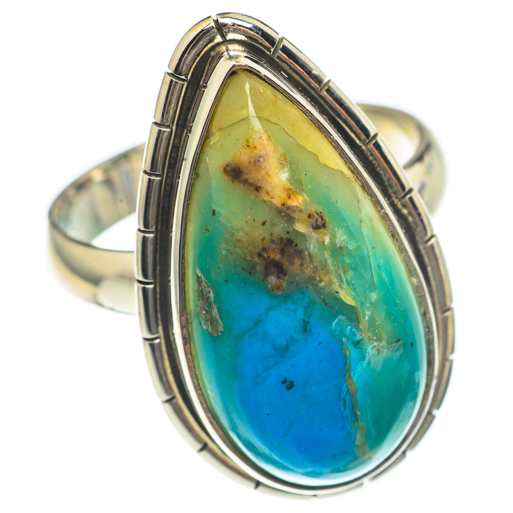 Chrysocolla Rings handcrafted by Anasilvercos - RING70018