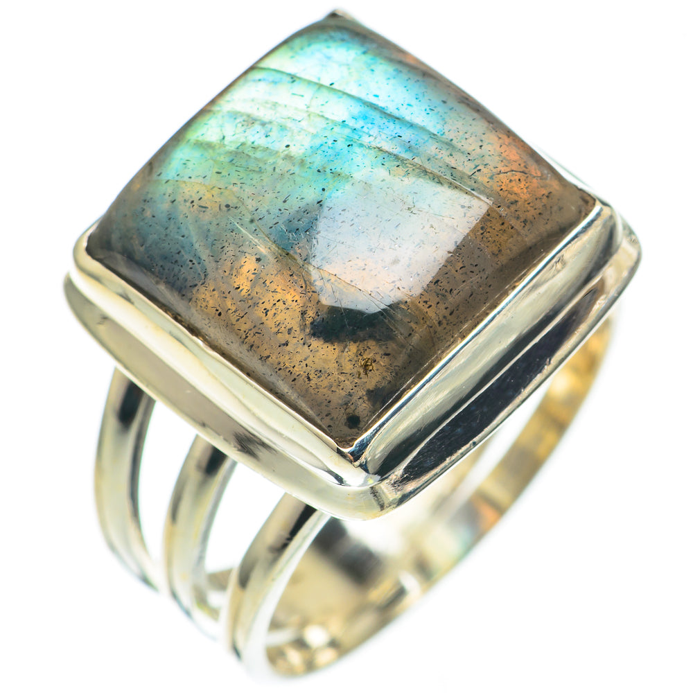 Labradorite Rings handcrafted by Anasilvercos - RING70021