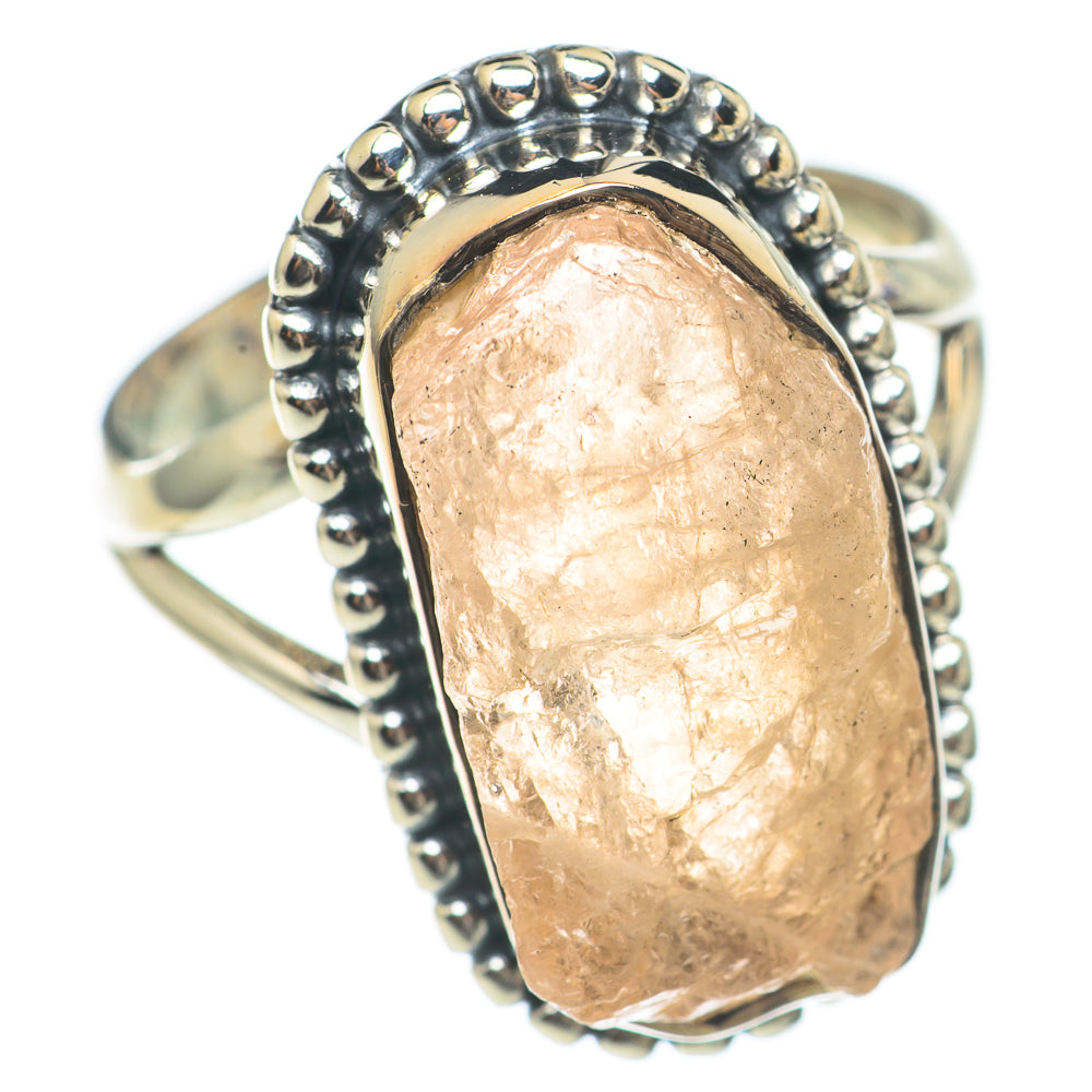 Rose Quartz Rings handcrafted by Anasilvercos - RING70037