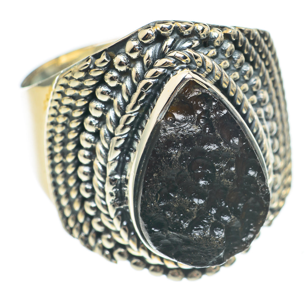 Tektite Rings handcrafted by Anasilvercos - RING70045 - Photo 2
