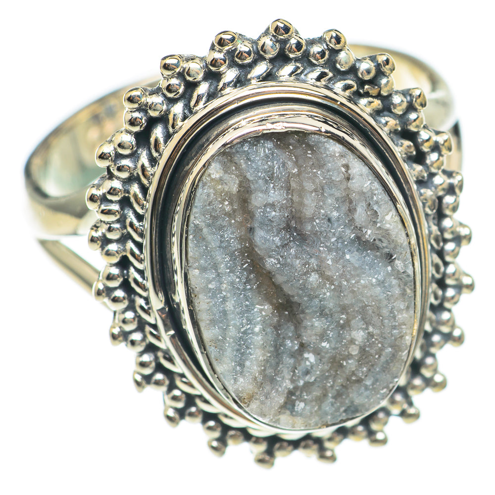 Desert Druzy Rings handcrafted by Anasilvercos - RING70052