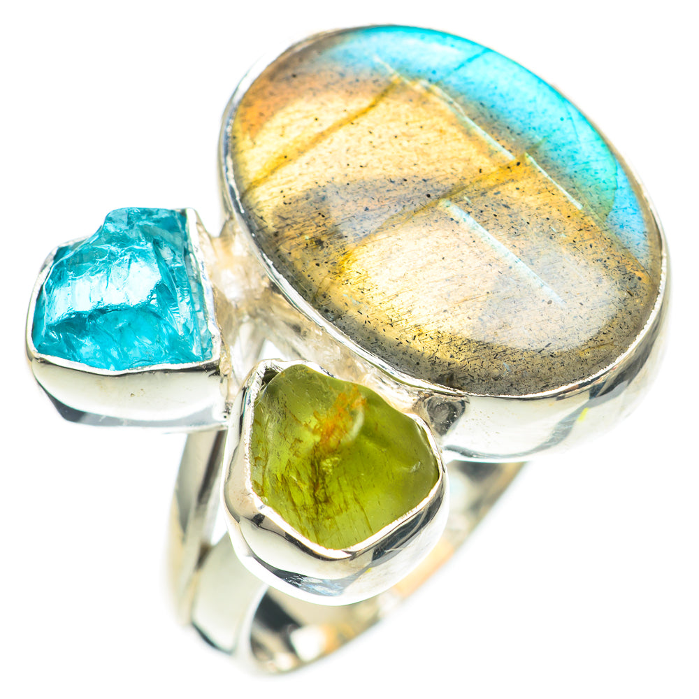 Labradorite Rings handcrafted by Anasilvercos - RING70054