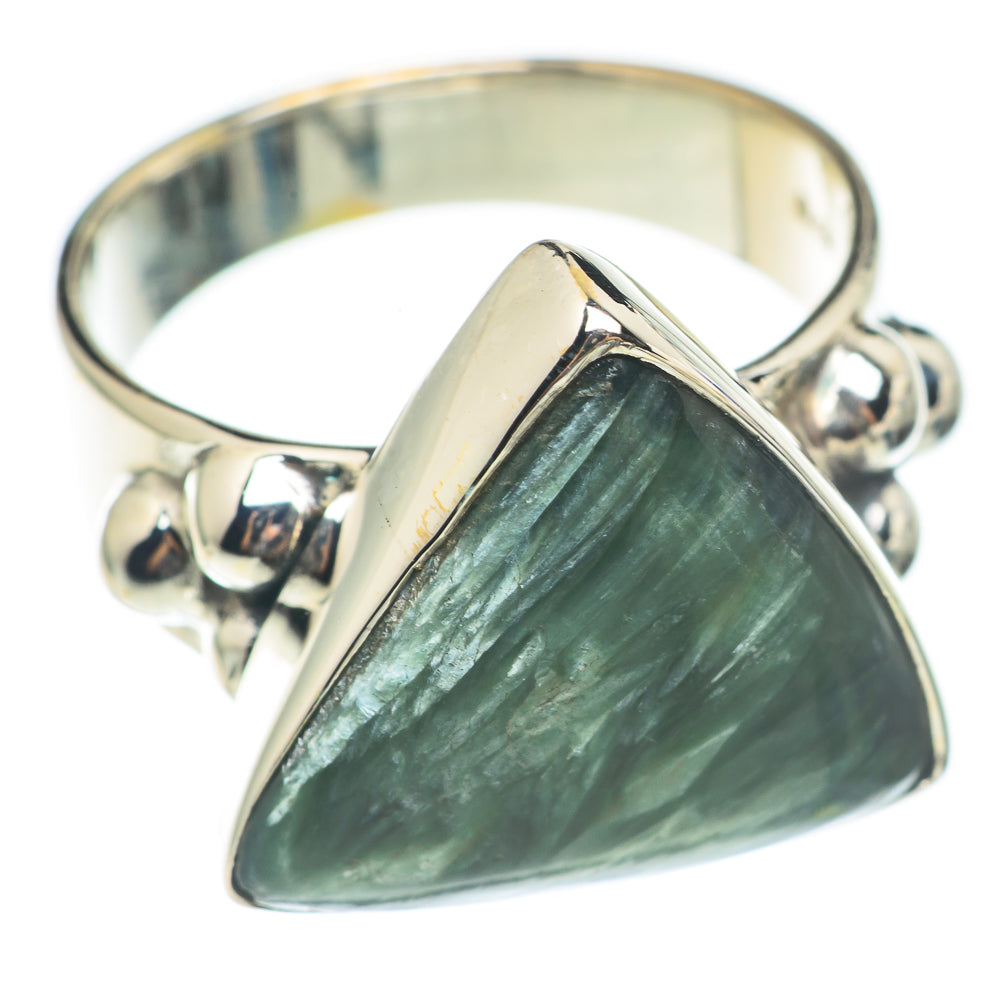 Seraphinite Rings handcrafted by Anasilvercos - RING70061