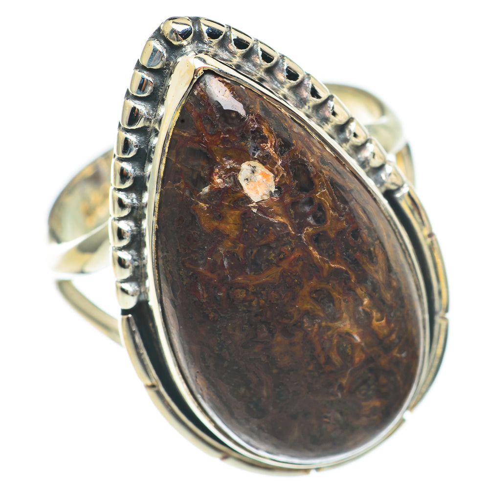 Dinosaur Bone Rings handcrafted by Anasilvercos - RING70066