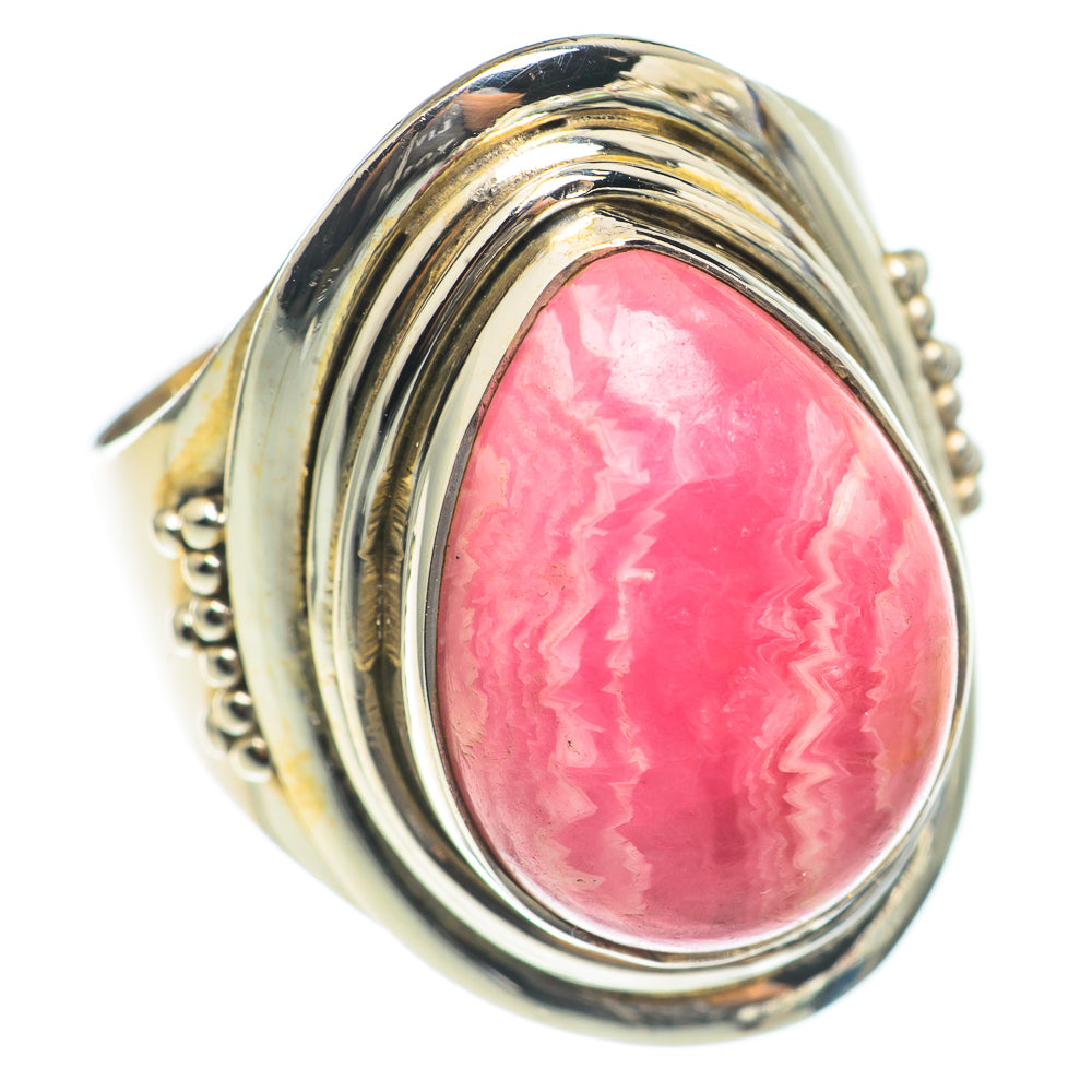 Rhodochrosite Rings handcrafted by Anasilvercos - RING70073
