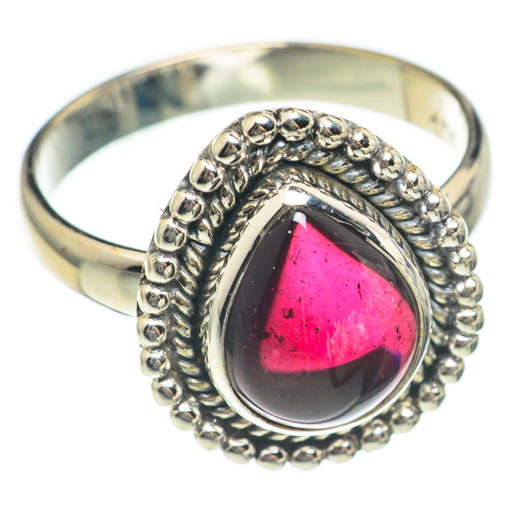 Garnet Rings handcrafted by Anasilvercos - RING70074