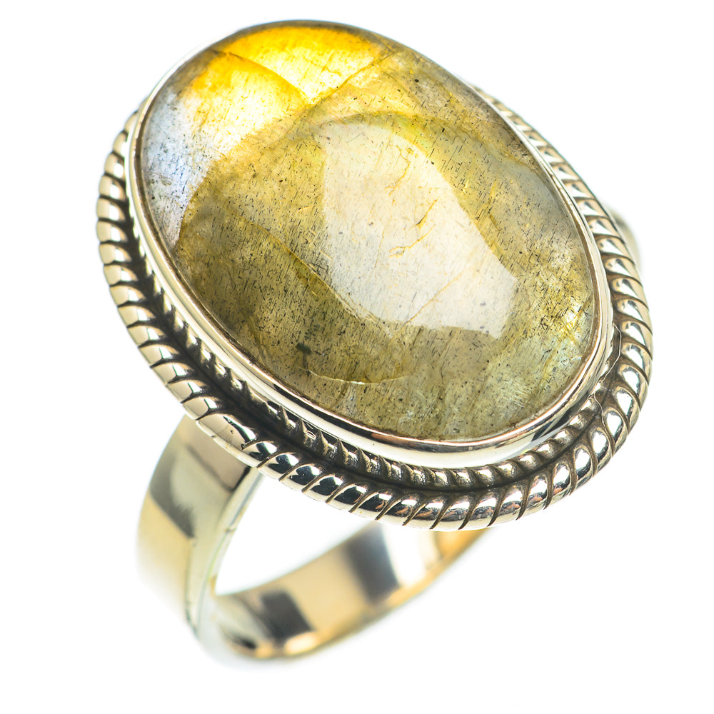 Labradorite Rings handcrafted by Anasilvercos - RING70094