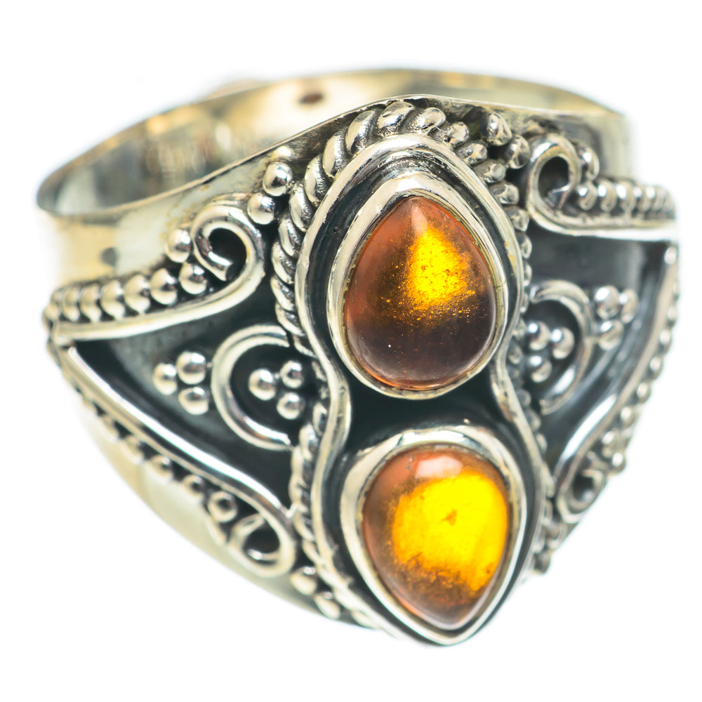Baltic Amber Rings handcrafted by Anasilvercos - RING70098