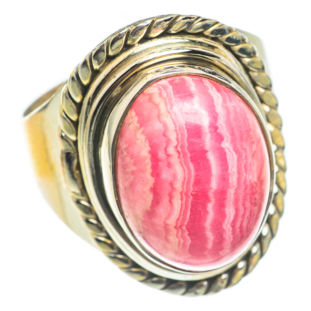 Rhodochrosite Rings handcrafted by Anasilvercos - RING70105