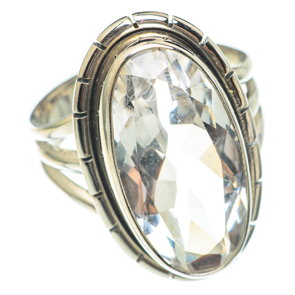 White Quartz Rings handcrafted by Anasilvercos - RING70111