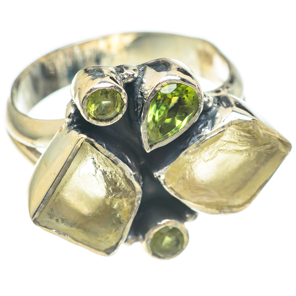 Prehnite Rings handcrafted by Anasilvercos - RING70114