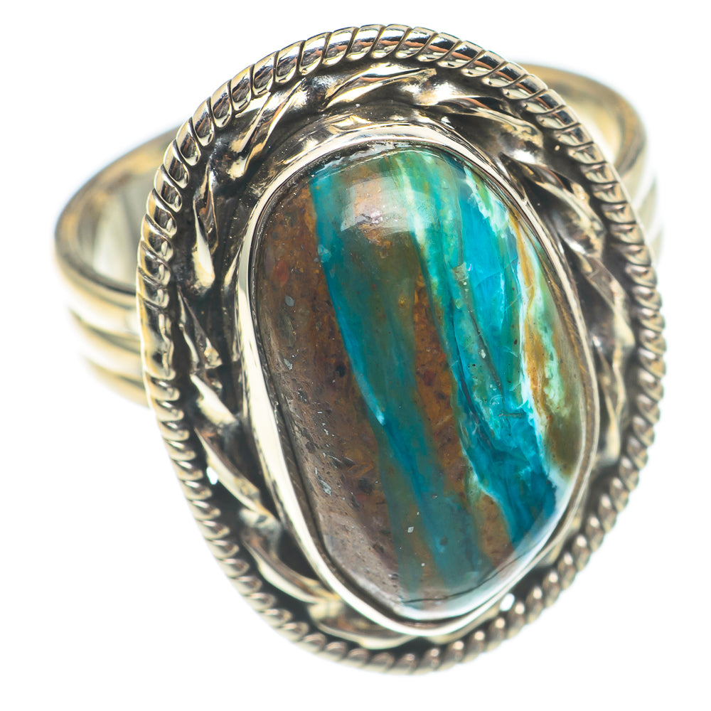Rainbow Calsilica Rings handcrafted by Anasilvercos - RING70118