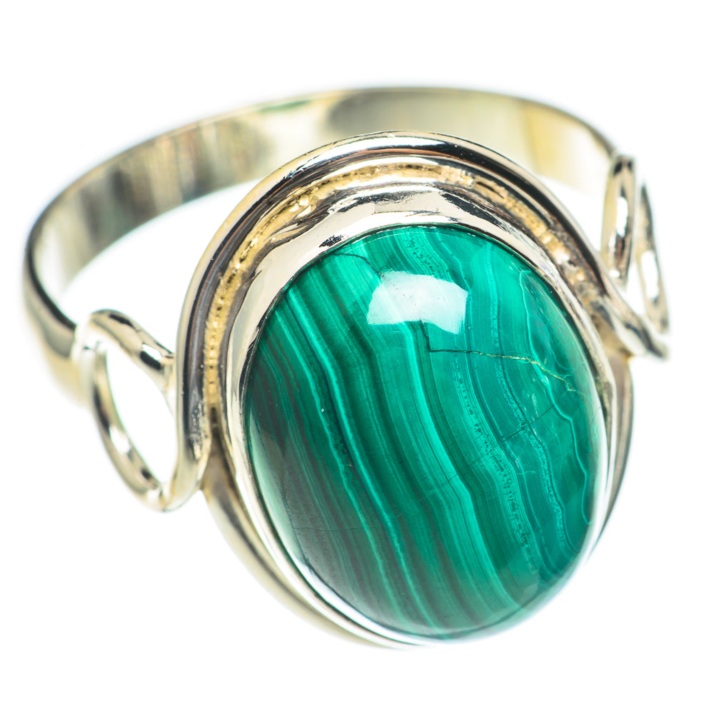 Malachite Rings handcrafted by Anasilvercos - RING70123