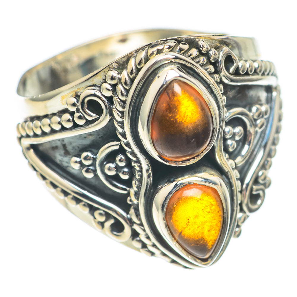 Baltic Amber Rings handcrafted by Anasilvercos - RING70130