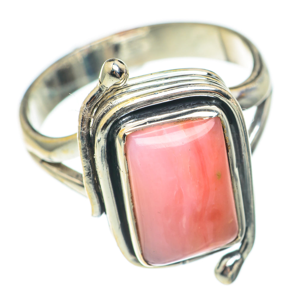 Pink Opal Rings handcrafted by Anasilvercos - RING70138