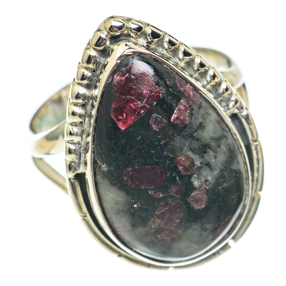 Russian Eudialyte Rings handcrafted by Anasilvercos - RING70141