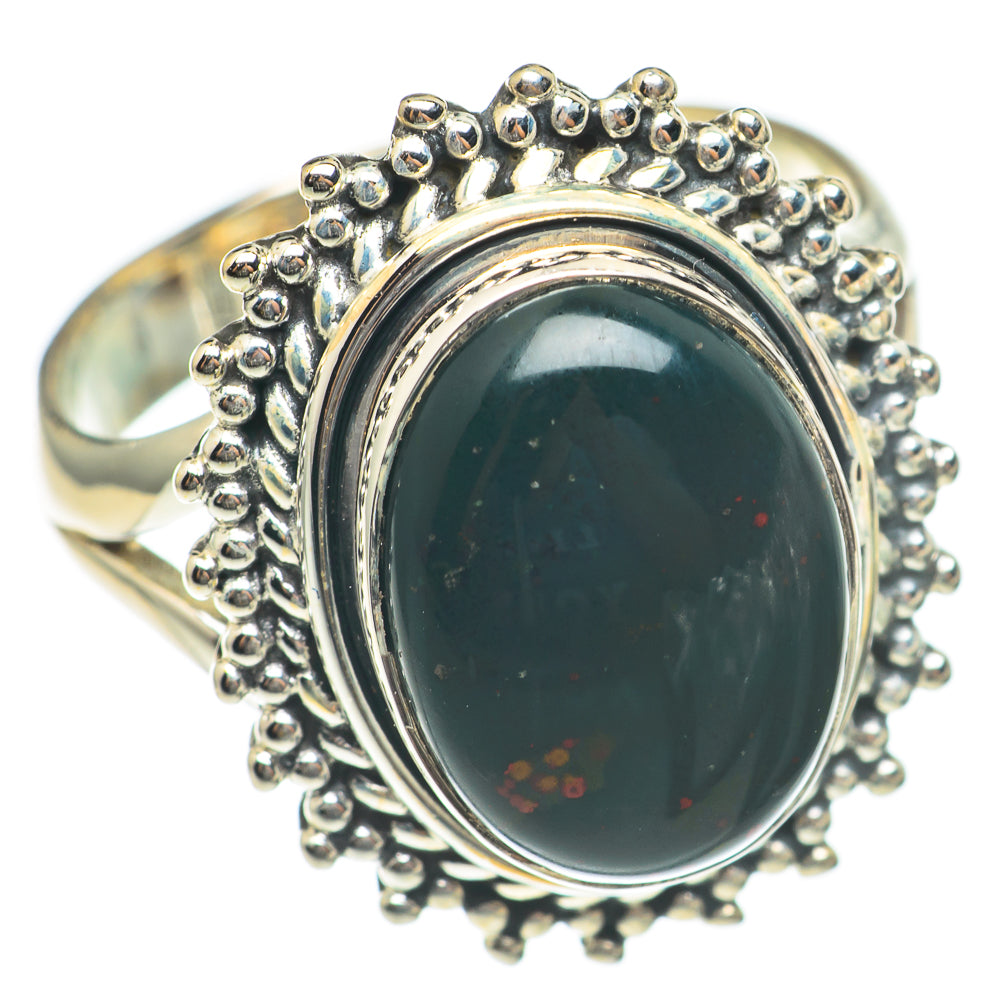 Bloodstone Rings handcrafted by Anasilvercos - RING70157