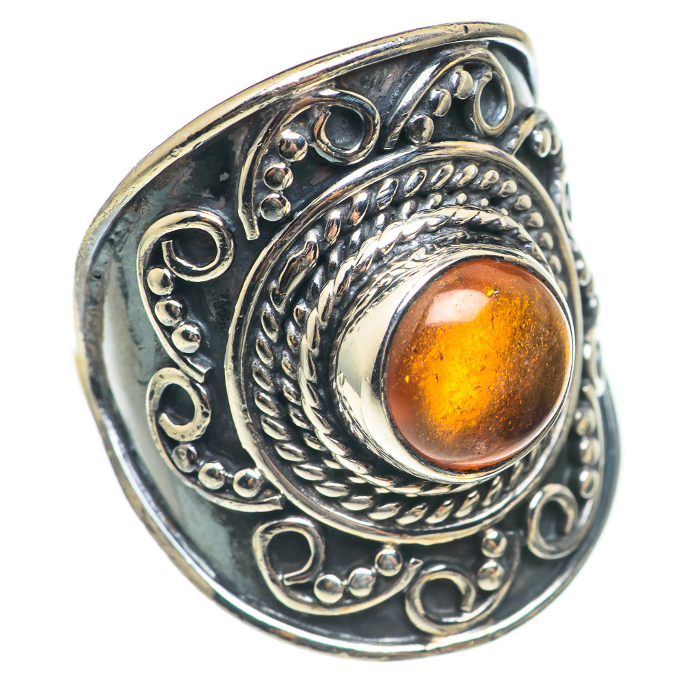Baltic Amber Rings handcrafted by Anasilvercos - RING70165
