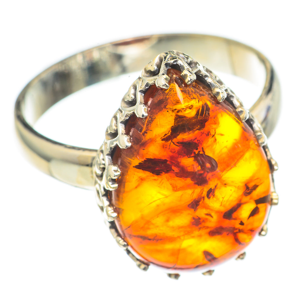Baltic Amber Rings handcrafted by Anasilvercos - RING70168
