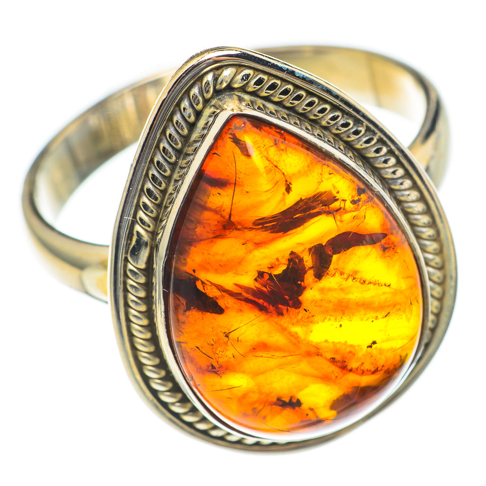 Baltic Amber Rings handcrafted by Anasilvercos - RING70169