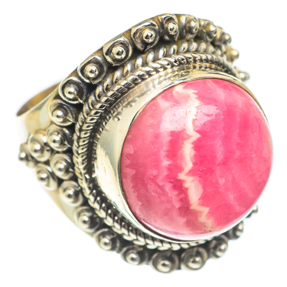 Rhodochrosite Rings handcrafted by Anasilvercos - RING70173