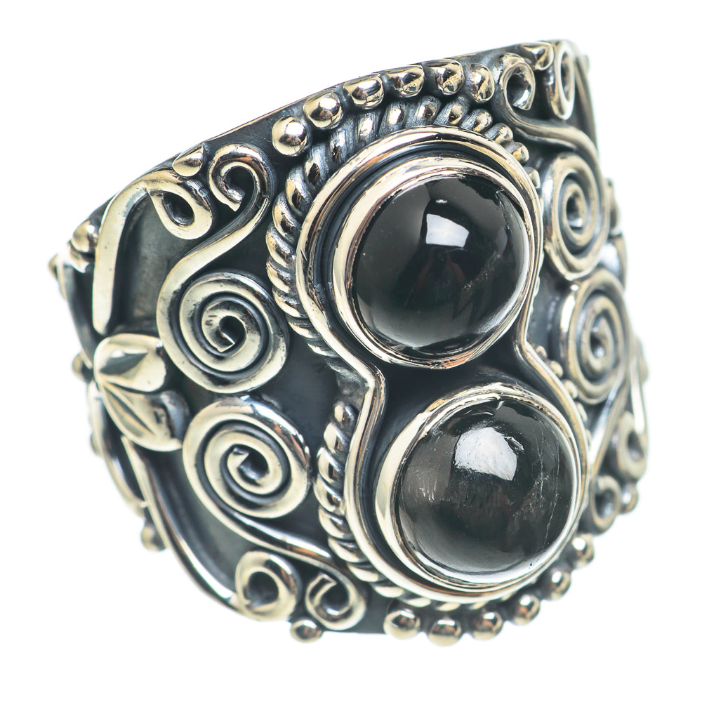 Black Onyx Rings handcrafted by Anasilvercos - RING70178