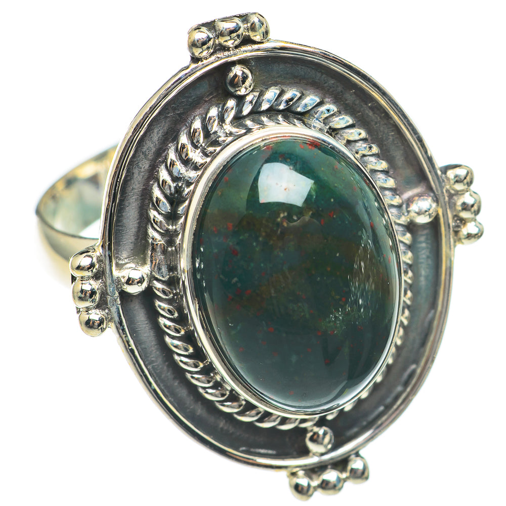 Bloodstone Rings handcrafted by Anasilvercos - RING70192