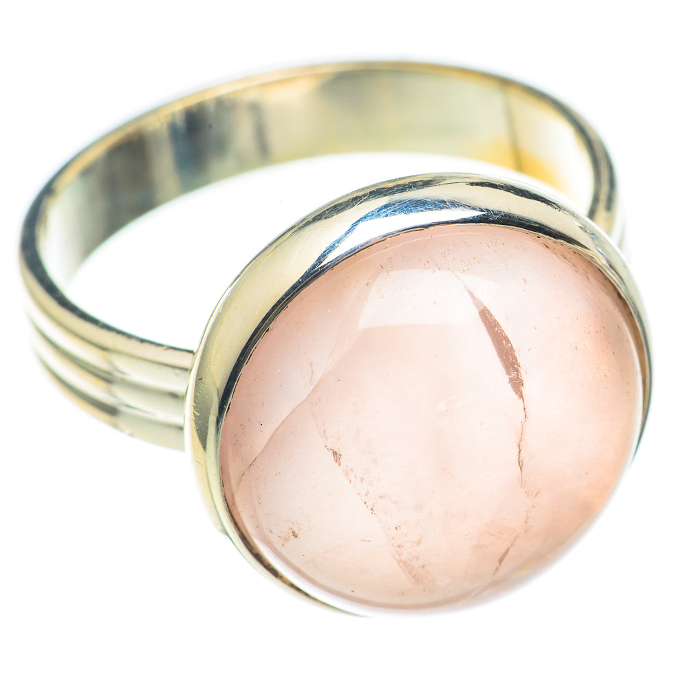 Rose Quartz Rings handcrafted by Anasilvercos - RING70202