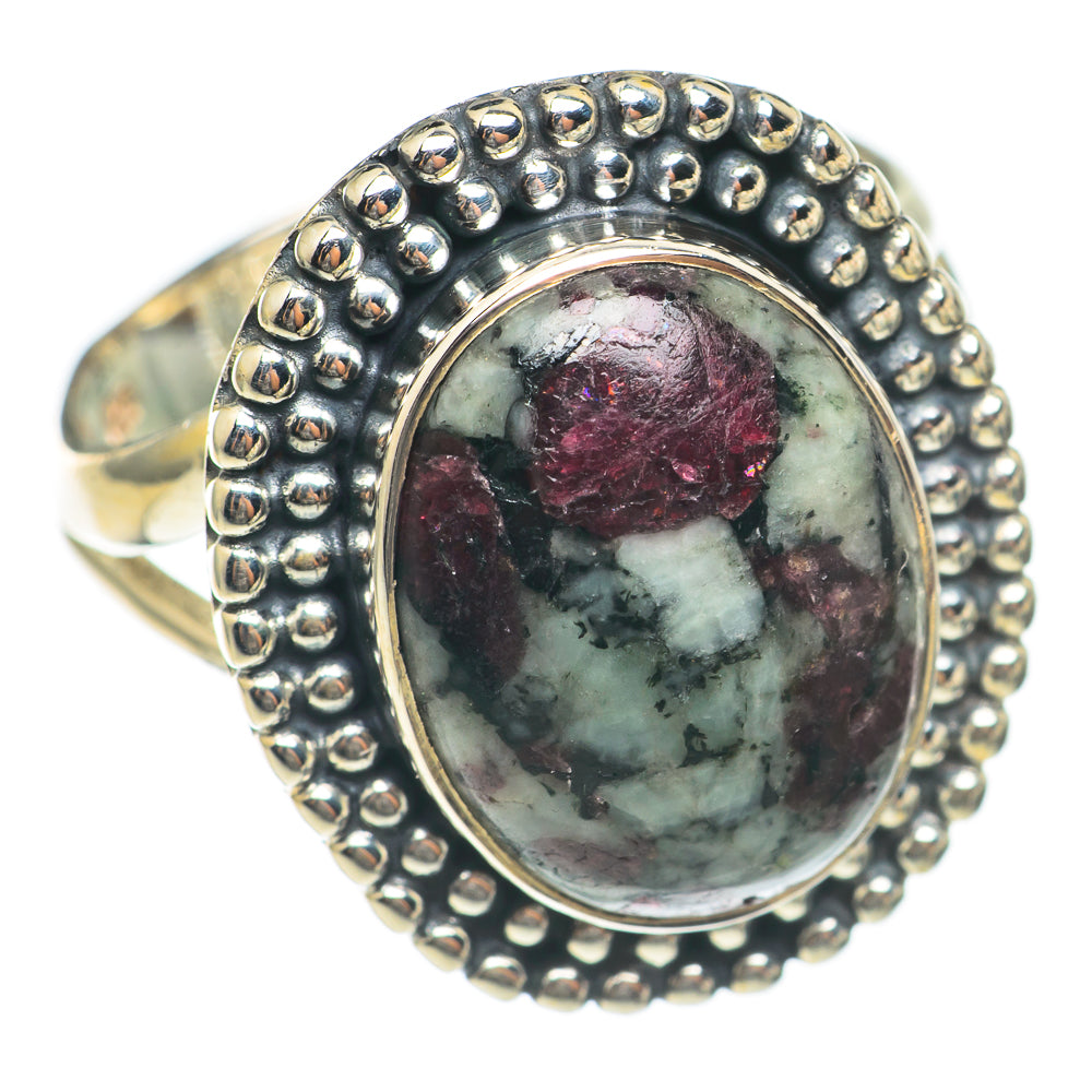 Russian Eudialyte Rings handcrafted by Anasilvercos - RING70206