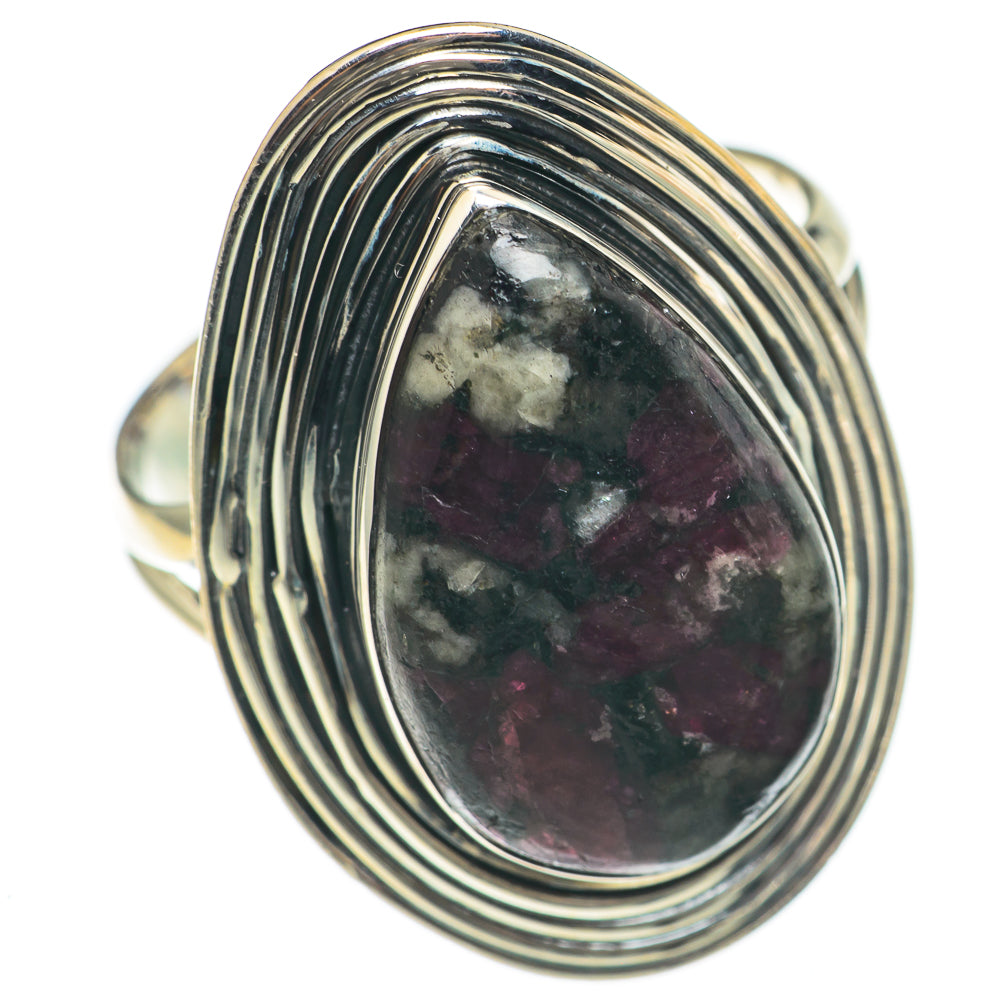 Russian Eudialyte Rings handcrafted by Anasilvercos - RING70207